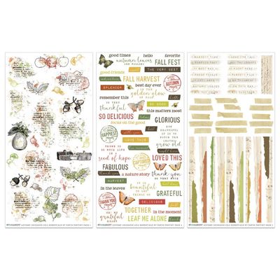 49 &amp; Market - Vintage Orchard Collection - Rub Ons - Essentials - VO28850 - 6" x 12" - 3 sheets