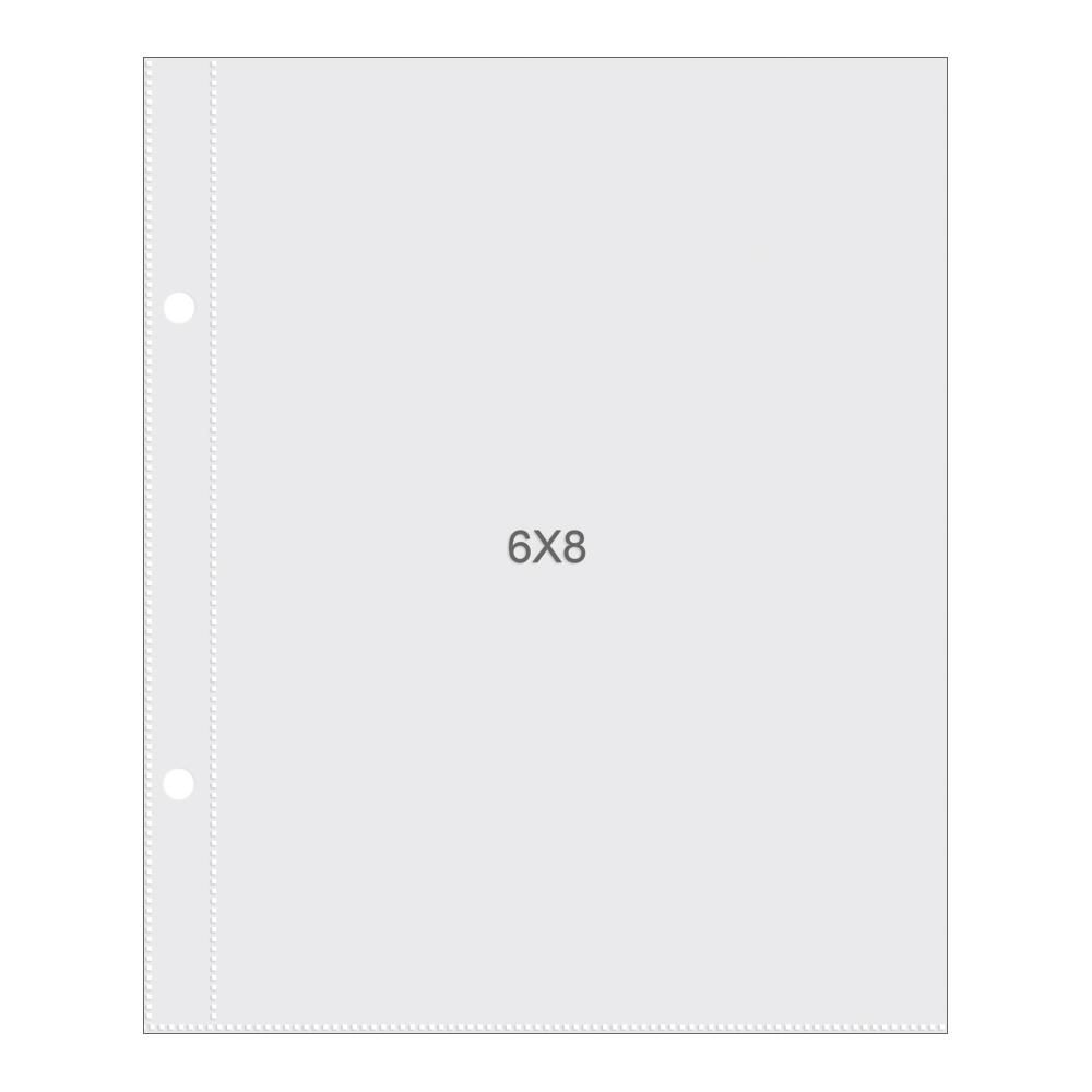 Simple Stories - Sn@p  Album to Suit 6&quot; x 8&quot; Binders - Page Protectors - 6&quot; x 8&quot; - 2002 - 10 pcs