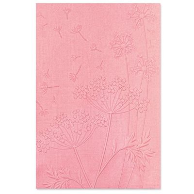 Sizzix - 3D Textured Impressions - Embossing Folder - Designed by Kathrin Breen - Summer Wishes - 665763 - 6.5 x 4.5 - A6