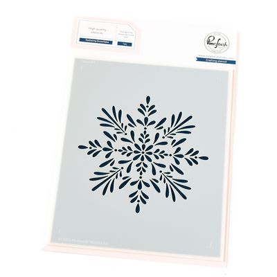 PinkFresh Studio - Magical Holiday Collection - Radiating Snowflake - Layered Stencil Set - 252824 - 1 pce
