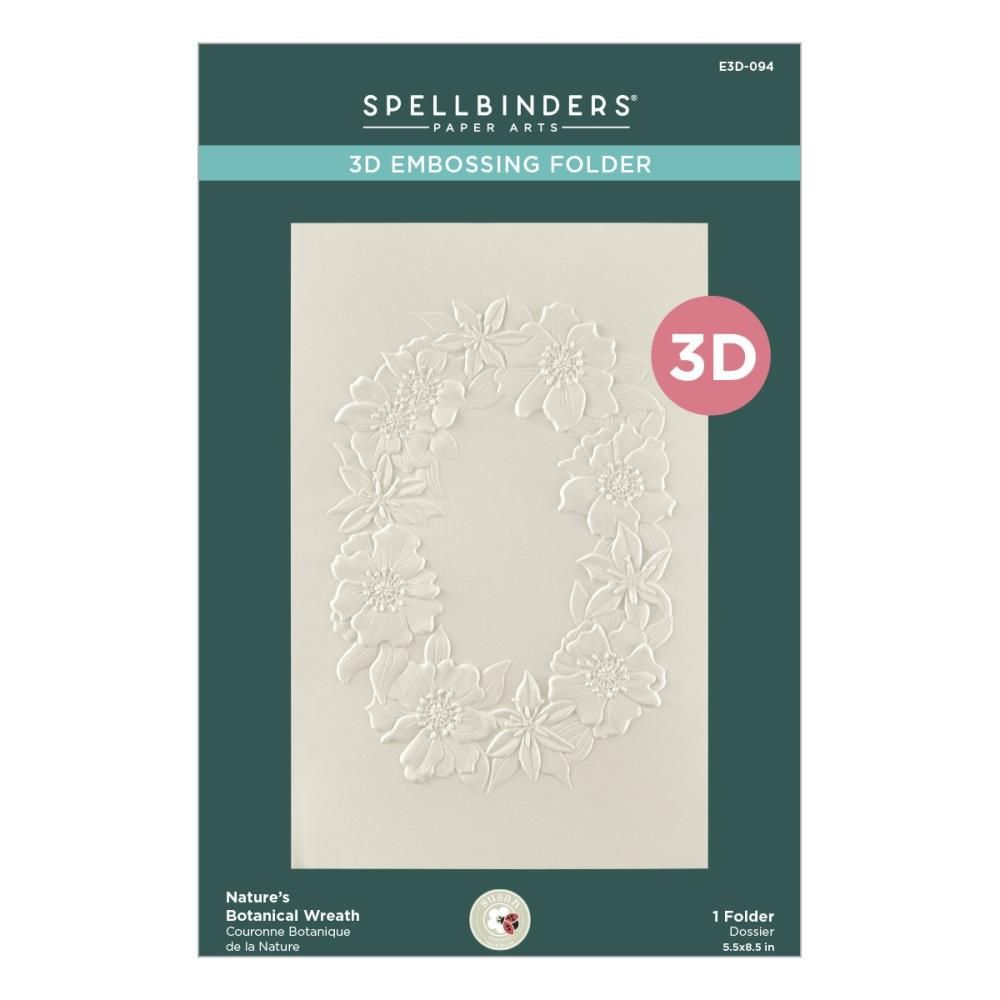 Spellbinders Paper Arts - By Susan Tierney - Cockburn - Nature&#39;s Botanical Wreath E3D-094