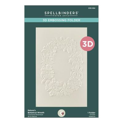 Spellbinders Paper Arts - By Susan Tierney - Cockburn - Nature&#39;s Botanical Wreath E3D-094