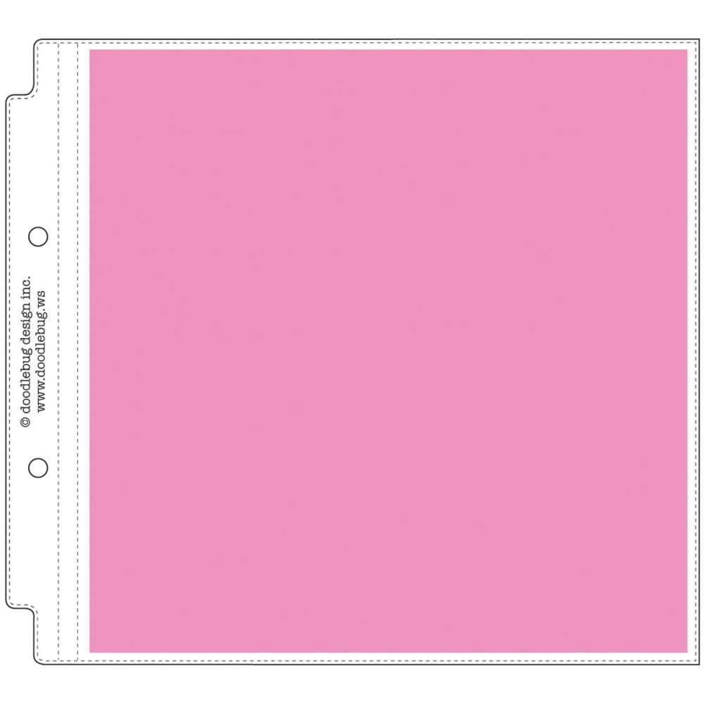 Doodlebug Designs Inc - Page Protectors - 8&quot; x 8&quot; - Full Page - DB3497 - 12 pcs