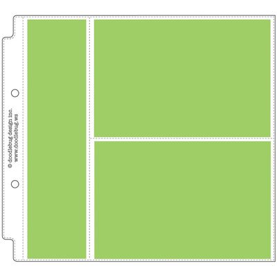 Doodlebug Designs Inc - Page Protectors - 8&quot; x 8&quot; - Landscape   Combination Pack - DB3498 - 12 pcs