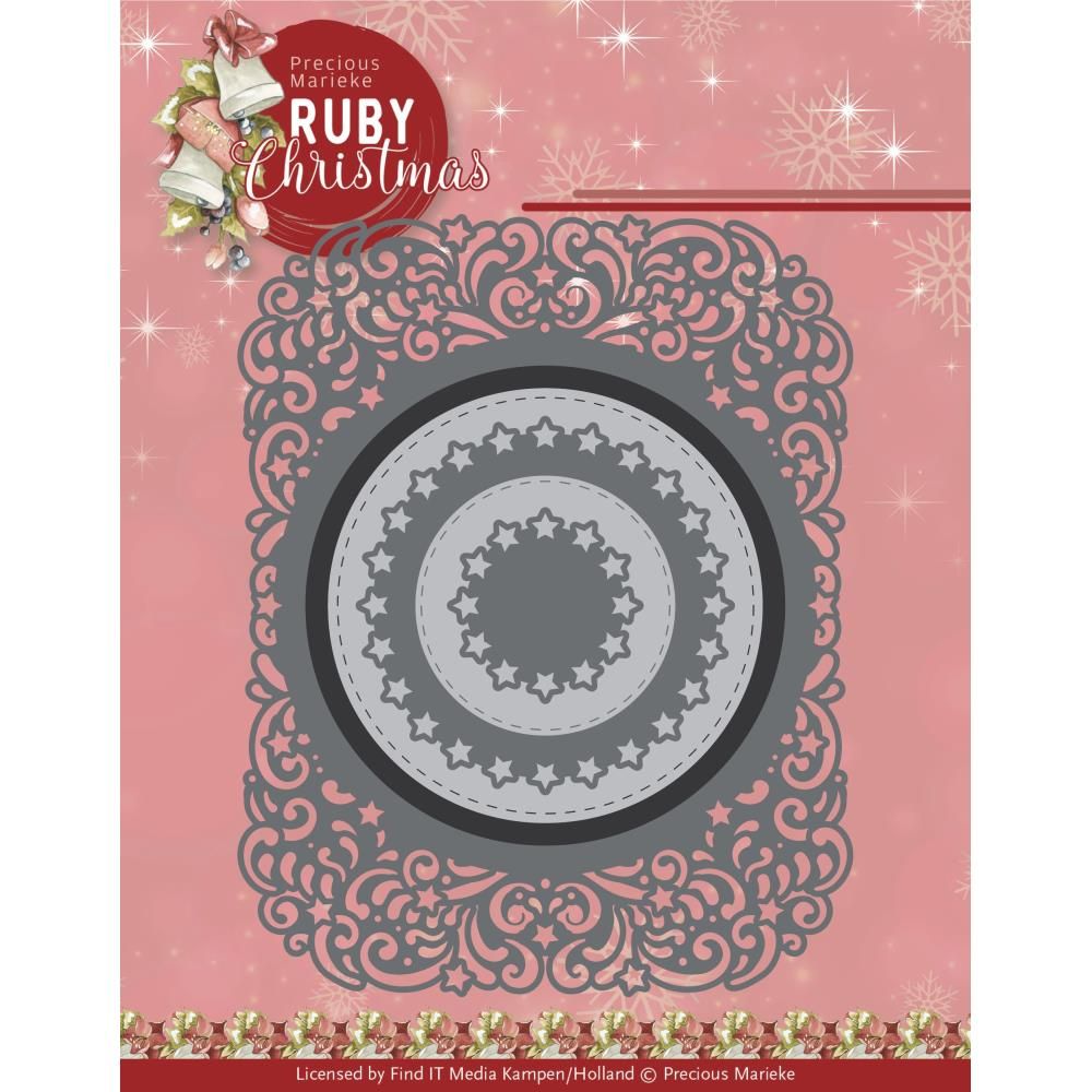 Find It Trading - Designed by Precious Marieke - Ruby Christmas Collection - Circle Frame Die - PM10268