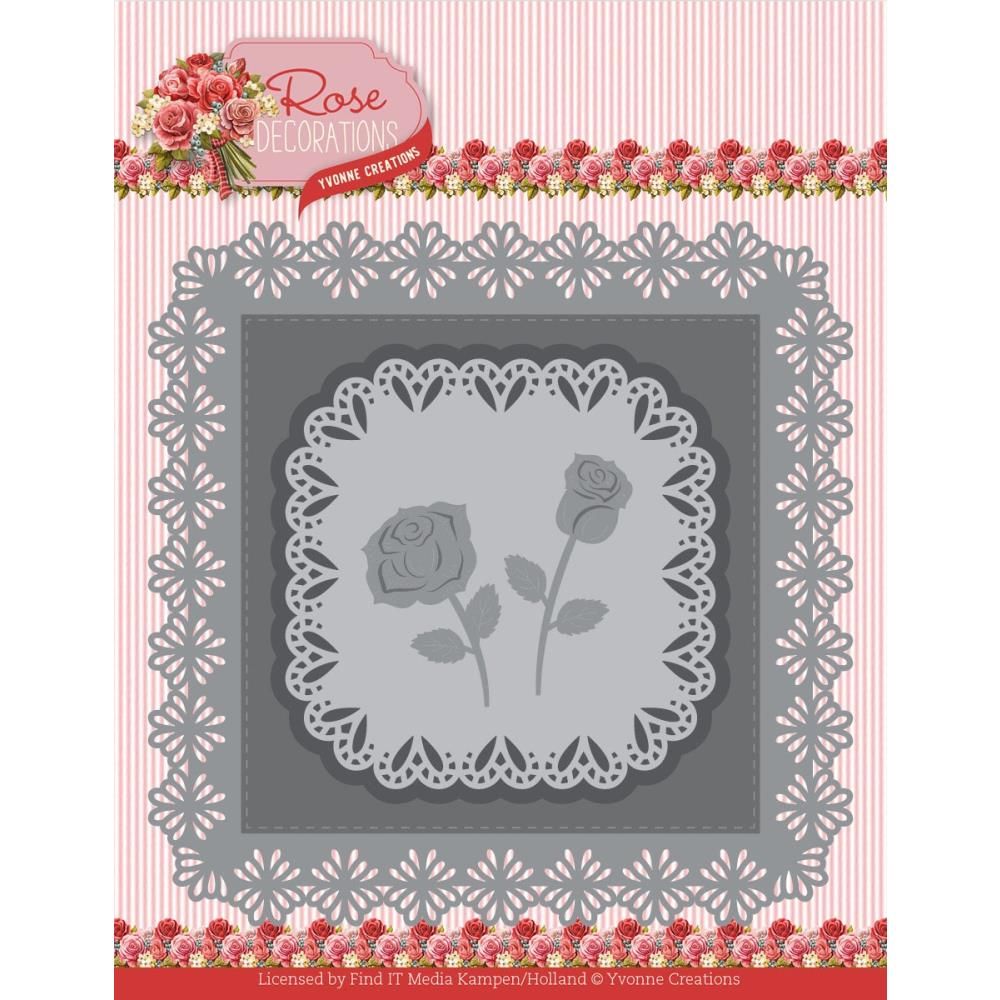 Find It Trading - Yvonne Creations  - Die - Rose Frame - YCD10353