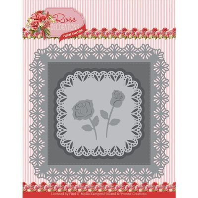 Find It Trading - Yvonne Creations  - Die - Rose Frame - YCD10353