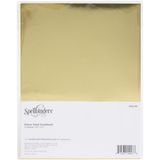 Spellbinders Paper Arts - Mirror cardstock - Gold Mirror - 8.5&quot; x 11&quot; - SCS-118 - 10 sheets