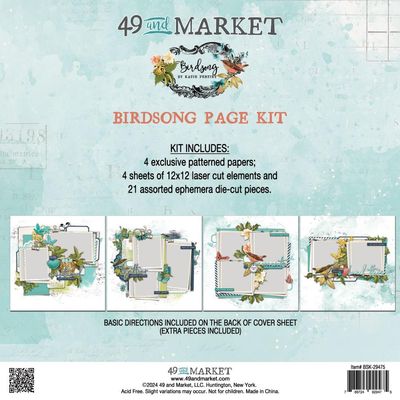 49 &amp; Market - Birdsong Collection - Ultimate Page Kit - BSK29475