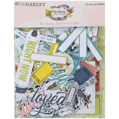 49 &amp; Market - Birdsong Collection - Ephemera - BSK29482 - 120 pcs