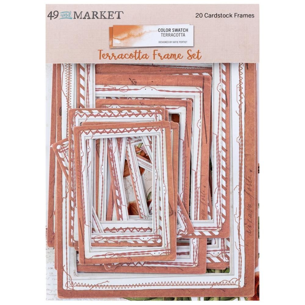 49 &amp; Market - Color Swatch - Terracotta Collection - Frame Sets - TCS29895 - 20 pcs.