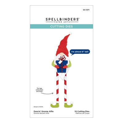 Spellbinders Paper Arts - Dancin&#39; Christmas Friends - Dancin&#39; Gnome Alfie - S4-1371 - 10 pcs