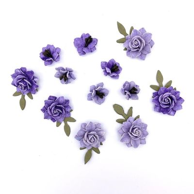 49 &amp; Market - Mulberry Paper Flowers - Florets - Kismet - FF40452 - 12 pcs