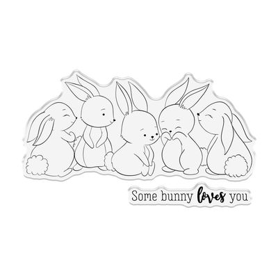 Crafters Companion - Stamp &amp; Die sets - Rabbits - CCSTDRAB - 3pcs