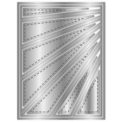 Crafters Companion - Create A Card -  Die sets -Rays Of Light - CCMDCADRAY - 9 pcs