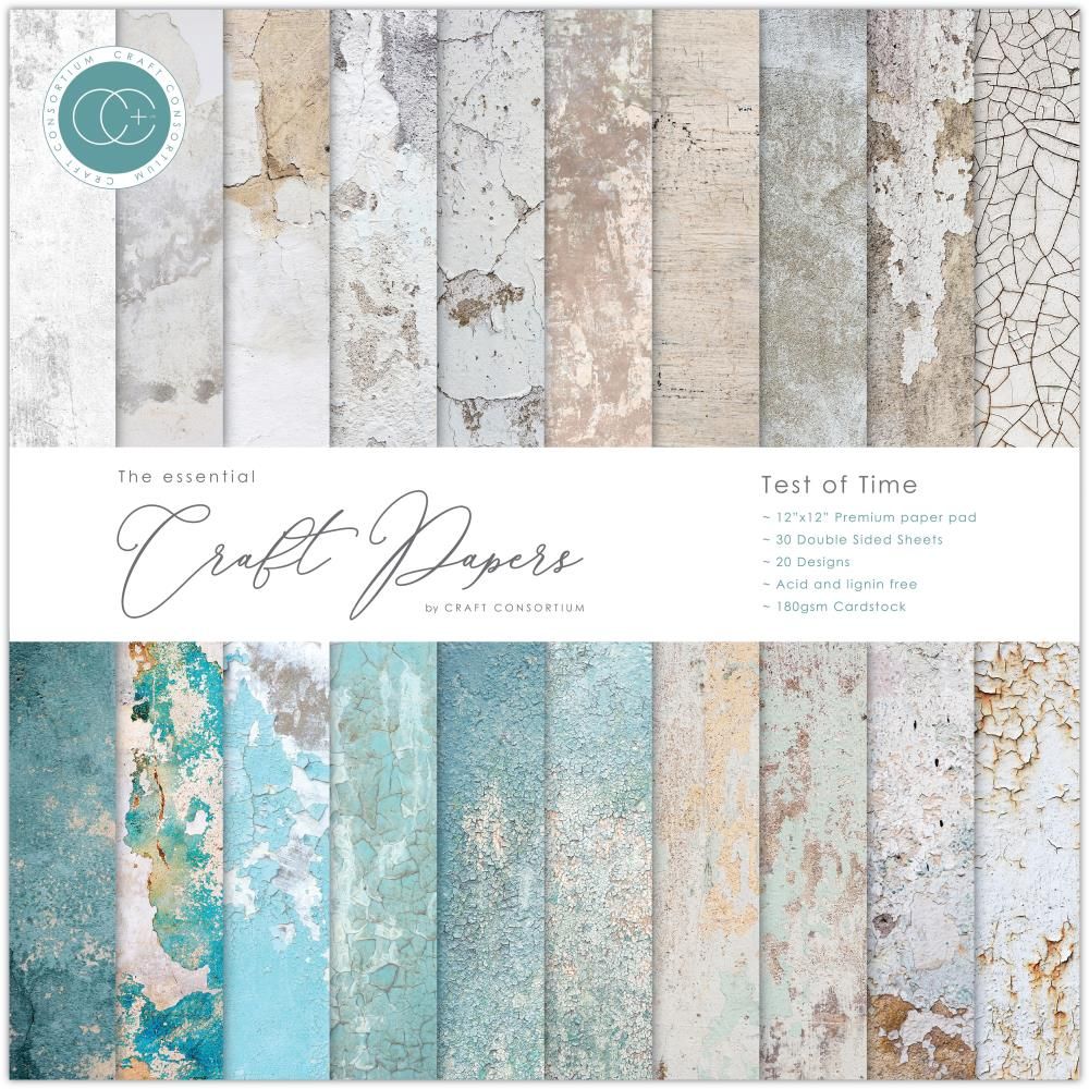 Craft Consortium - The Essential Craft Papers - Test of Time - 180GSM - 30 sheets