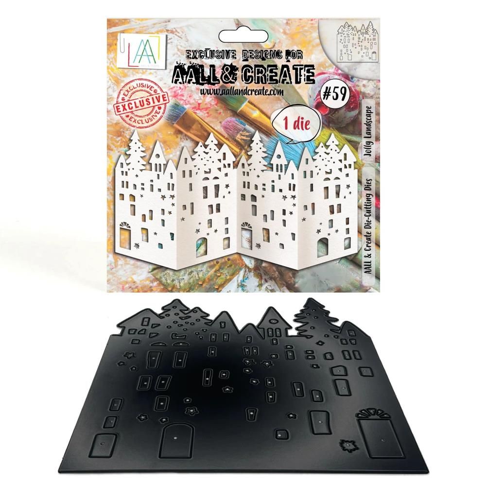 All and Create - Metal Dies Set - Jolly Landscape - #59 - 1pce