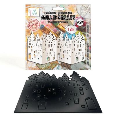 All and Create - Metal Dies Set - Jolly Landscape - #59 - 1pce