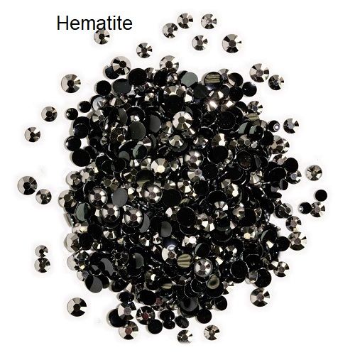 Buttons Galore &amp; More - Jewelz - Hematite -  JZ104 - 8 grams