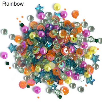 Buttons Galore &amp; More - Sparkletz - Rainbow - SPK113 - 10grams