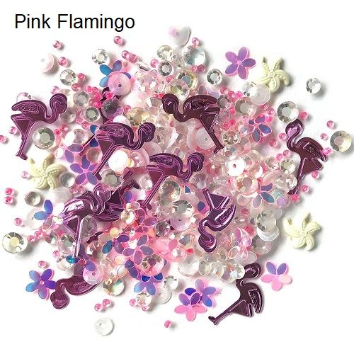 Buttons Galore &amp; More - Sparkletz - Pink Flamingo - SPK130 - 10grams