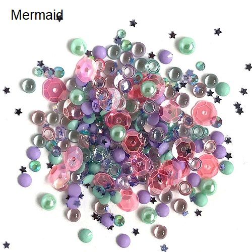 Buttons Galore &amp; More - Sparkletz - Mermaid - SPK104- 10grams