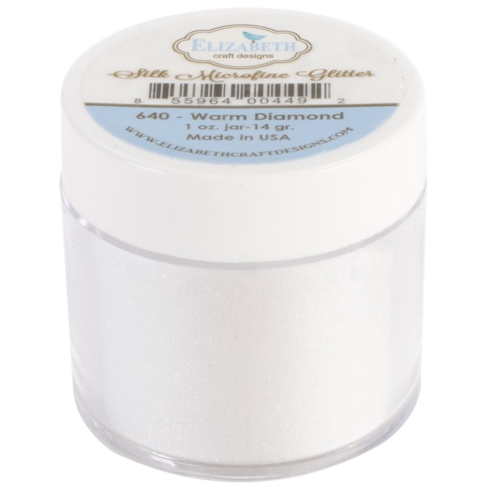 Elizabeth Craft Designs - Glitter - Microfine Silk - Warm Diamond - 1OZ (14.5grams) - 640
