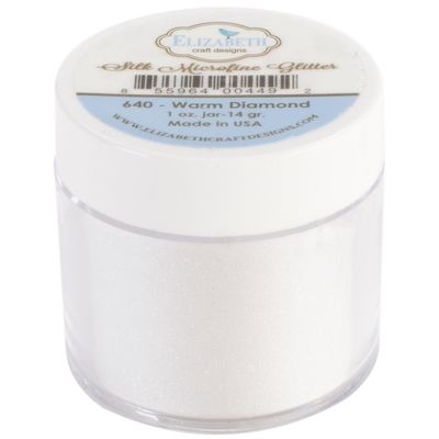 Elizabeth Craft Designs - Glitter - Microfine Silk - Warm Diamond - 1OZ (14.5grams) - 640