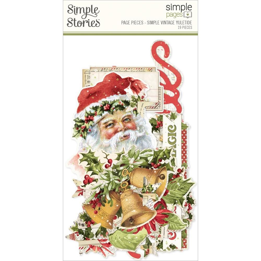 Simple Stories - Yuletide Collection - Page Pieces - 23235 - 19 pcs