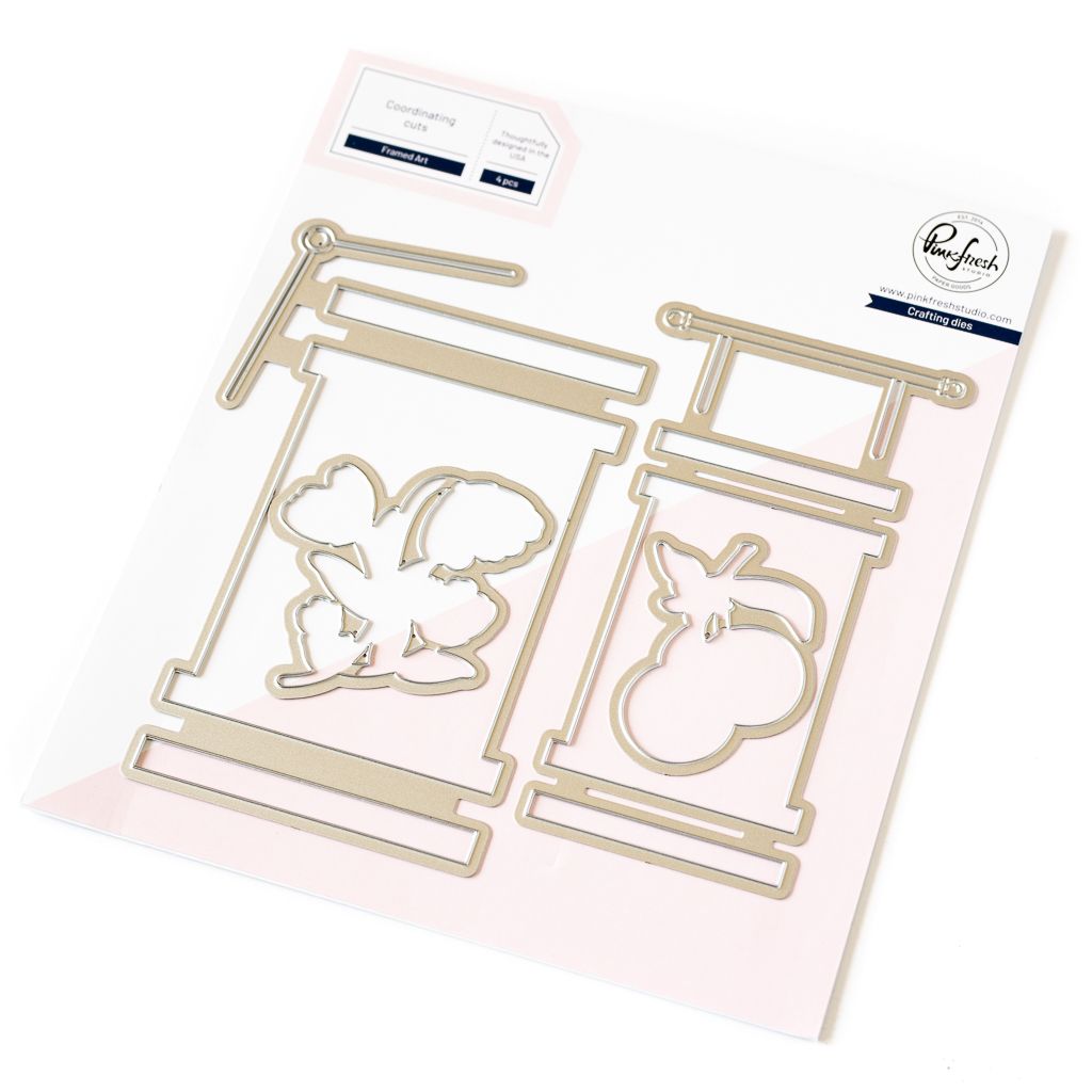 PinkFresh Studio - Kindness In Bloom Collection - Framed Art - Die Set -  246424 - 4 pcs