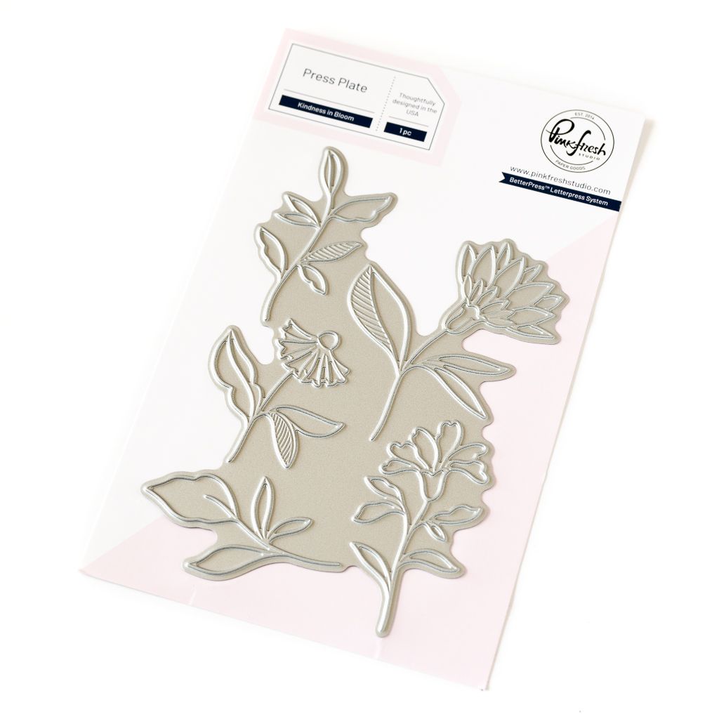 PinkFresh Studio - Kindness In Bloom Collection - Kindness In Bloom - Press Plate - 247124 - 1 pce