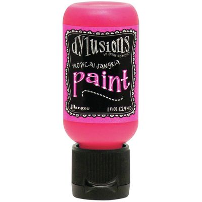 Ranger - Dylusions - Acrylic Paint - Flip Top - Tropical Sangria - DYQ70689 - 1OZ (29ml)