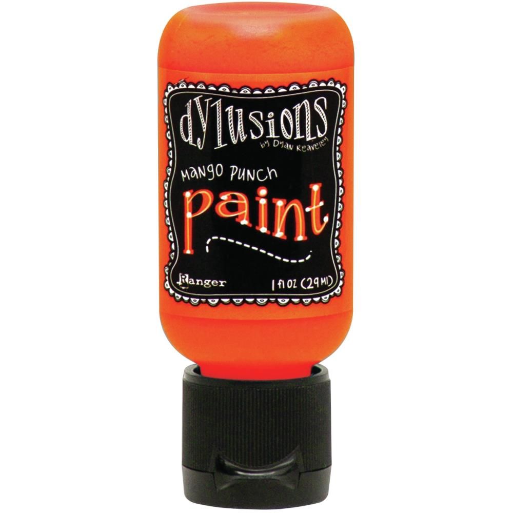 Ranger - Dylusions - Acrylic Paint - Flip Top - Mango Punch - DYQ70559 - 1OZ (29ml)