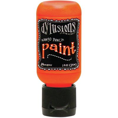 Ranger - Dylusions - Acrylic Paint - Flip Top - Mango Punch - DYQ70559 - 1OZ (29ml)