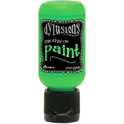 Ranger - Dylusions - Acrylic Paint - Flip Top - Sour Appletini - DYQ70647 - 1OZ (29ml)