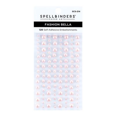 Spellbinders Paper Arts - Fashion Essentials - Pearl Dots - Bella - SCS-214 - 120 pcs