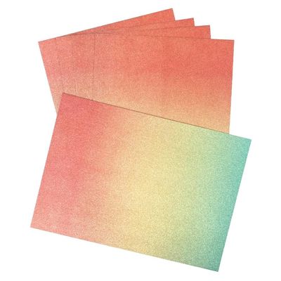 Tonic Studios - Craft Perfect - Ombre' Glitter Cardstock - Mermaid Hues - 8.5" x 11" - 300gsm -  8942E - 5 Sheets