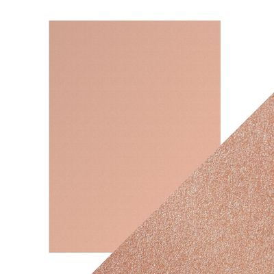 Tonic Studios - Craft Perfect - Pearlescent Cardstock - Blushing Pink - 8.5" x 11" - 92lbs - 9533E - 5 Sheets