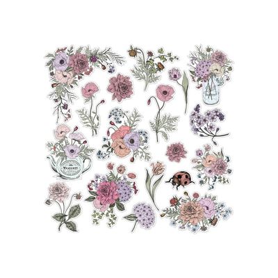 Nicole Crafts - Little Birdie - 6 x 6 paper Pad - Botanical - CR87144 - 24 sheets