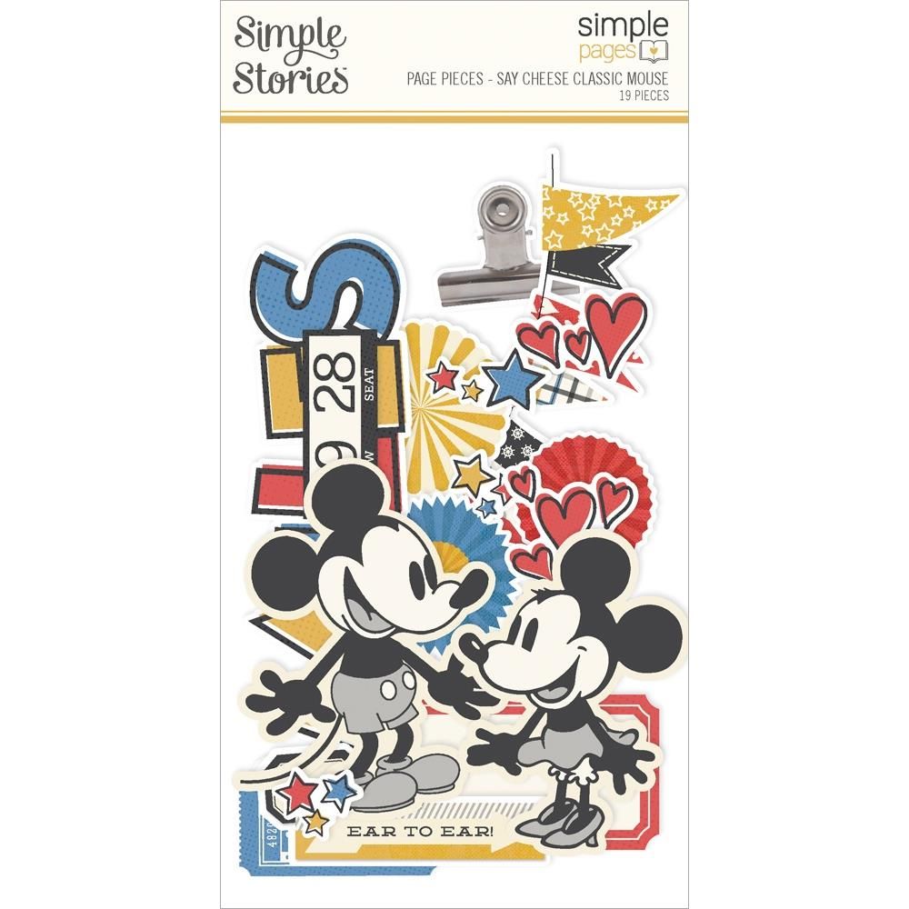 Simple Stories - Classic Mouse Pieces -  Page Pieces -23428 - 19 pcs