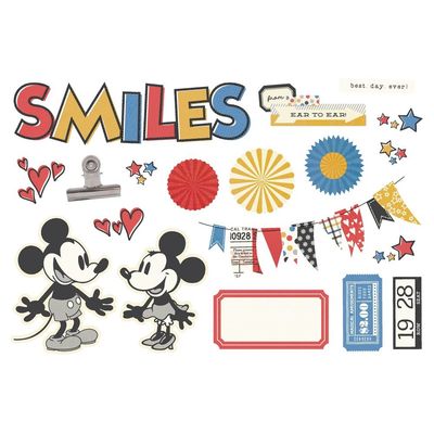 Simple Stories - Classic Mouse Pieces -  Page Pieces -23428 - 19 pcs