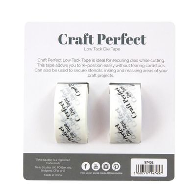 Tonic Studios - Craft Perfect - Low Tack Craft Tape - .75" x 33"  - 9745E - 2 pack