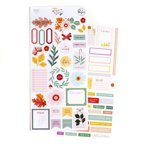 PinkFresh Studio - Good Times Collection - Cardstock Stickers - 167022- 30 pcs