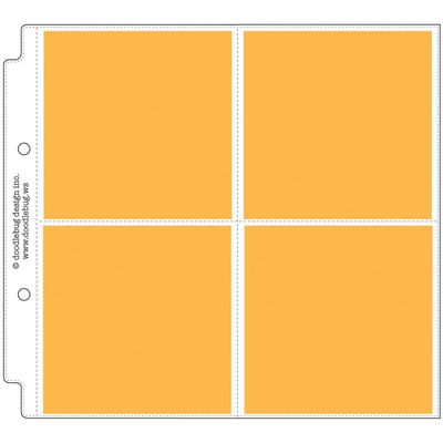 Doodlebug Designs Inc - Page Protectors - 8&quot; x 8&quot; - Four 4&quot; x 4&quot; sections - DB3500 - 12 pcs