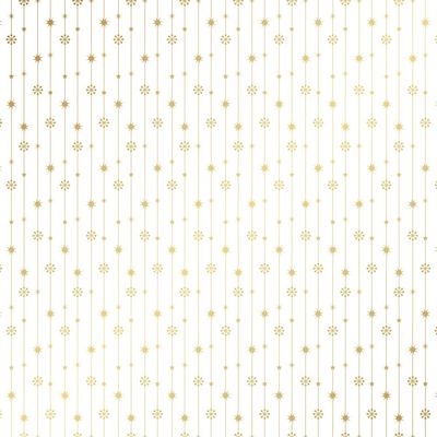 Crafters Companion - Luxury Foiled - Acetate Sheets - Gold Mini Snowflakes - 380microns