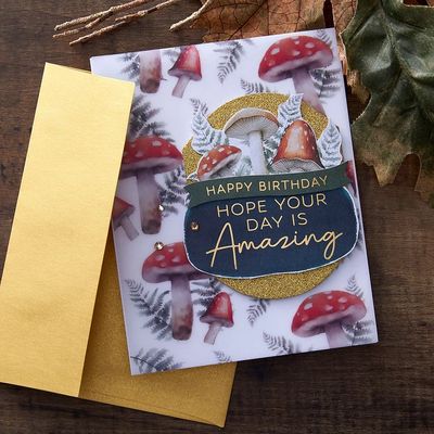 Spellbinders Paper Arts - Woodland Tales Collection - Vellum -  8.5" x 11" - SCS-359 - 6 sheets &amp; 6 designs
