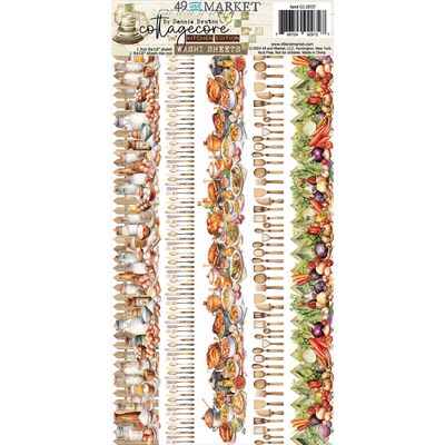 49 &amp; Market - Cottagecore Collection - By Dennis Bruton - Washi Sheets - CC29727 - 2 sheets