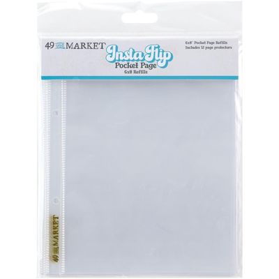 49 &amp; Market - Instaflips - Page Protectors - 6&quot; x 8&quot; - IFP29192 - 12 pcs
