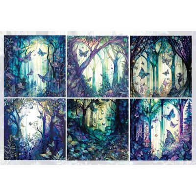 Crafters Companion- New Signature by Sara Davies - Fairy Glade Collection - Vellum Paper Pad - 8 X 8 - SS-FG-VELPAD8 -  24 sheets 150gsm