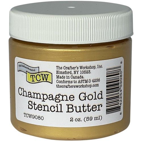TCW (The Crafters Workshop) - Stencil Butter - Champagne Gold - TCW9080 - 2 ozs